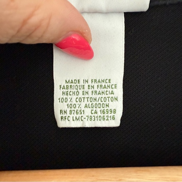 Vintage Lacoste black sleeveless polo midi dress - FR 40 (Medium) - Picture 6 of 6